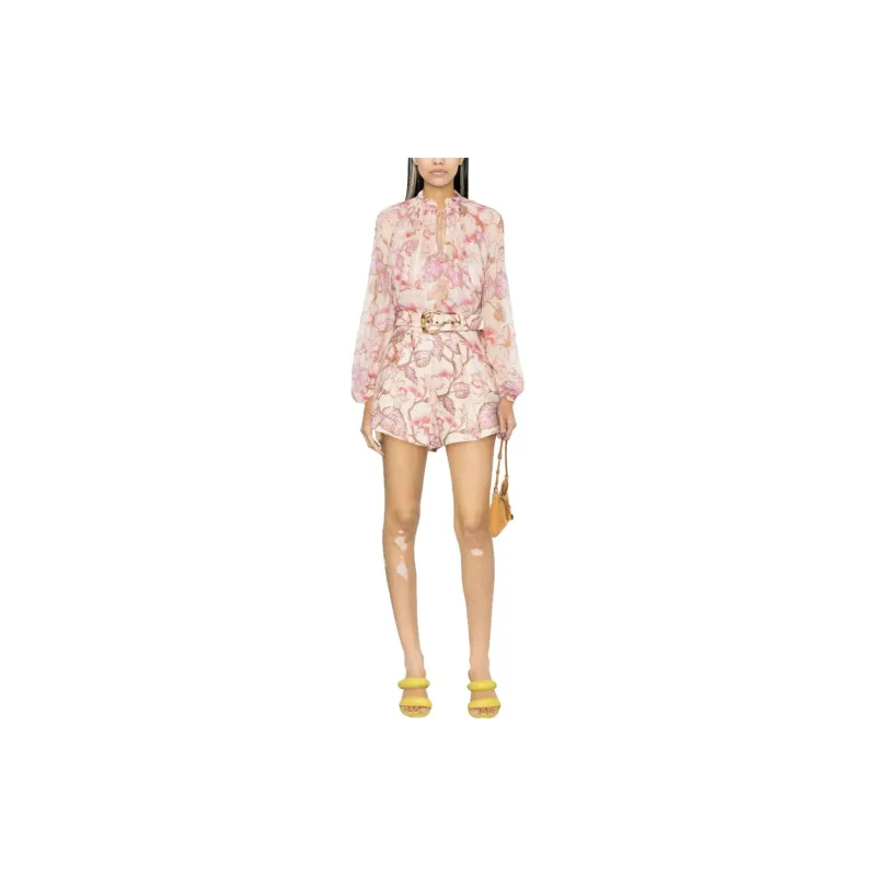 Zimmermann Matchmaker Billow Floral print Blouse-1