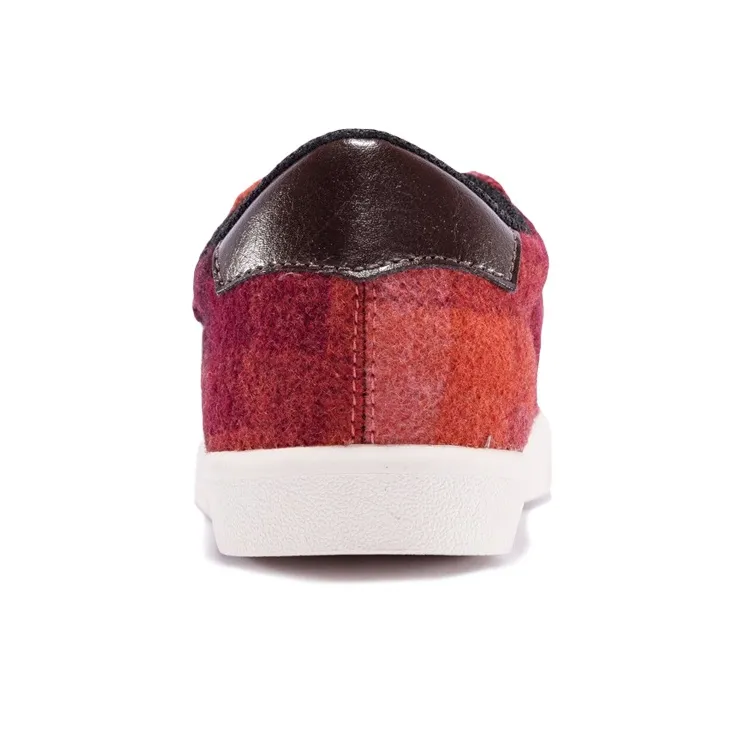 Onitsuka Tiger Lawnship PS Shock Absorbers Low Top Kids' Skateboarding Shoes Red Plaid Children Aged 3 7 Years Old-4