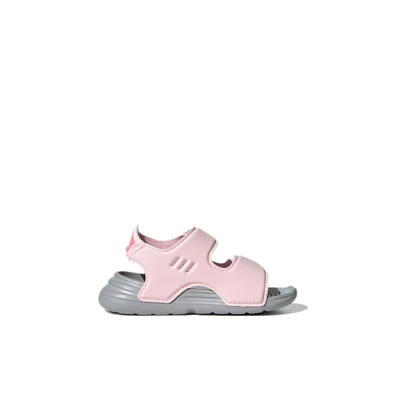 Adidas Swim Slip Resistant Anti Kick Cushioning Low Top Toddler Shoes Pink Gray Infant And Toddler-1
