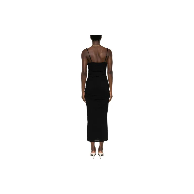 NANUSHKA Alexa Ruched Midi Dres-3