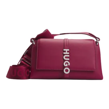 HUGO BOSS Artificial Leather Crossbody Bag Shoulder Bag Women's Deep Red