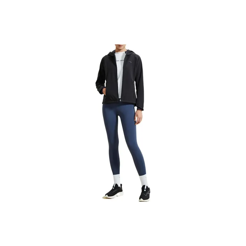 ANTA Running Collection Jackets Women's Black-2