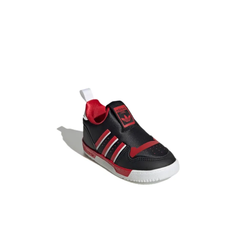 Adidas Originals Rivalry Low-Top Toddler Shoes Black Red Infant And Toddler-2