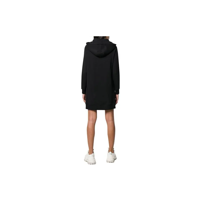 MOSCHINO Long Sleeved Dresses Women's Black-4