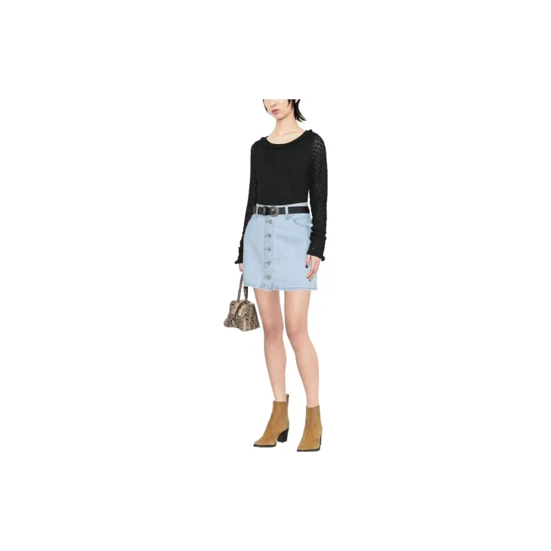 See By Chloé Scalloped Fine knit Top-1
