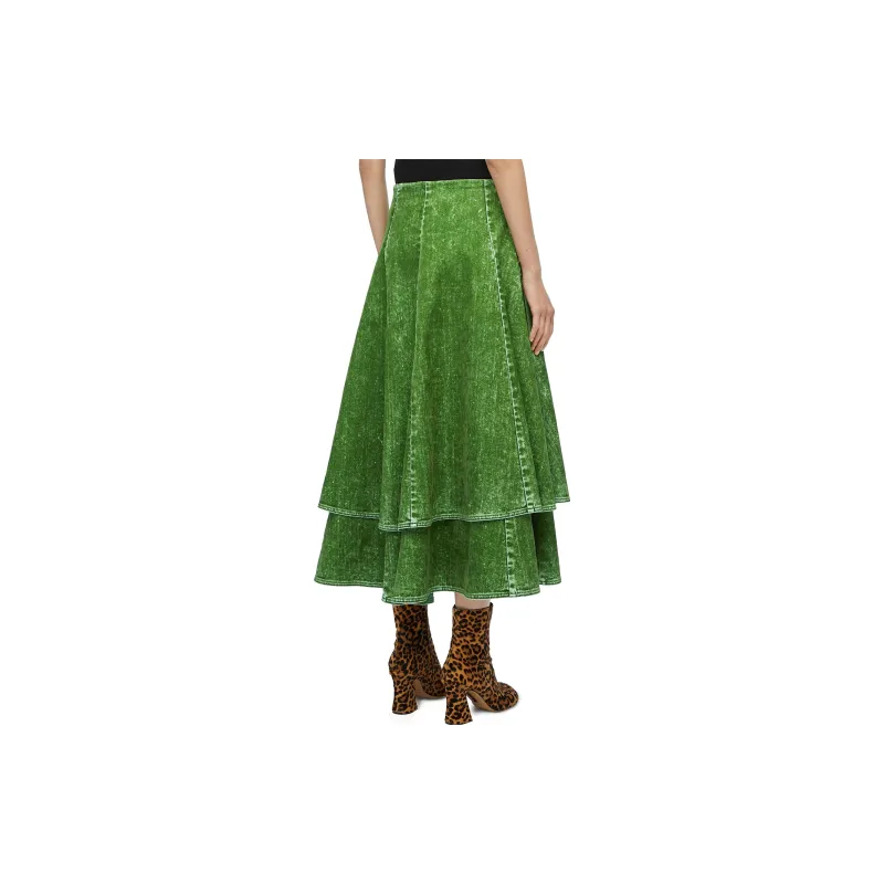 LOEWE FW23 Denim Long Skirts Women's-6
