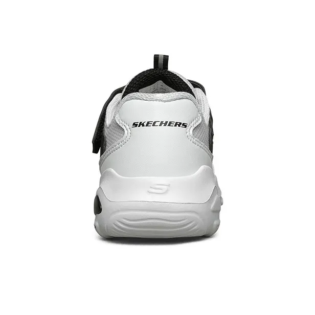 Skechers Slip Resistant Shock Absorbers Low Top Kids' Casual Shoes White Black Kids'-3