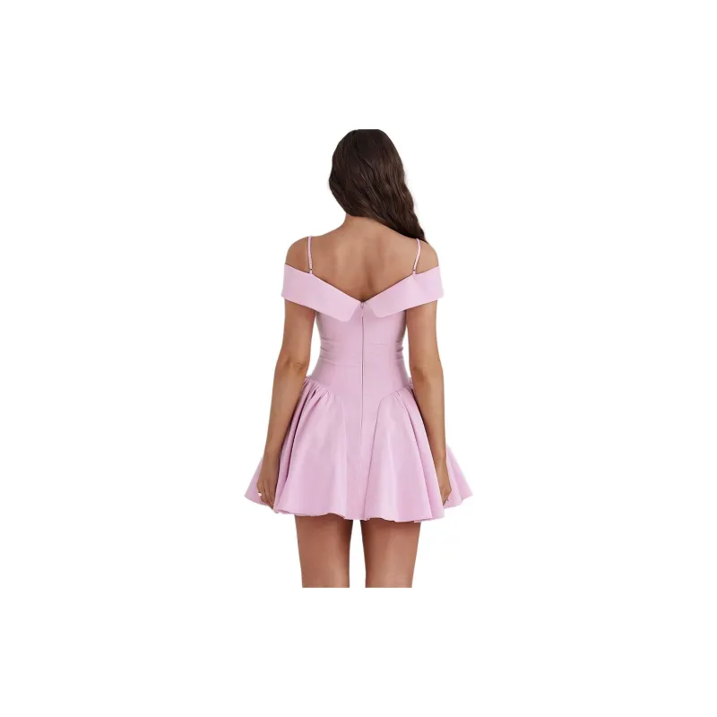 HOUSE OF CB ELIDA Slip Dress Women's COTTON CANDY/Cotton Candy-4