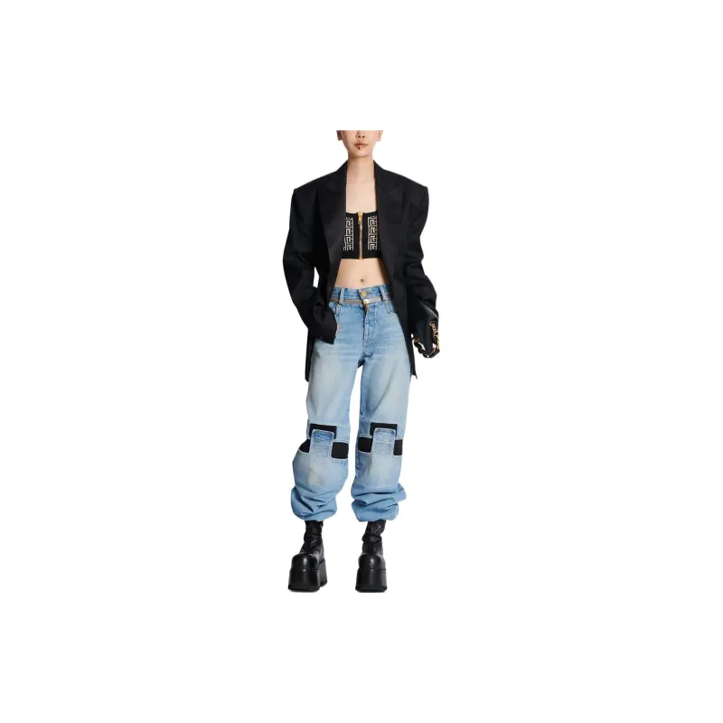 BALMAIN Low rise Straight Jeans-1