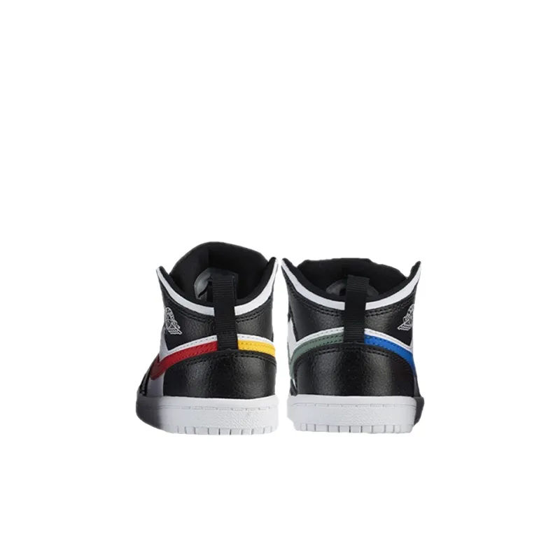 Jordan 1 Mid Multi-Color Swoosh TD-3
