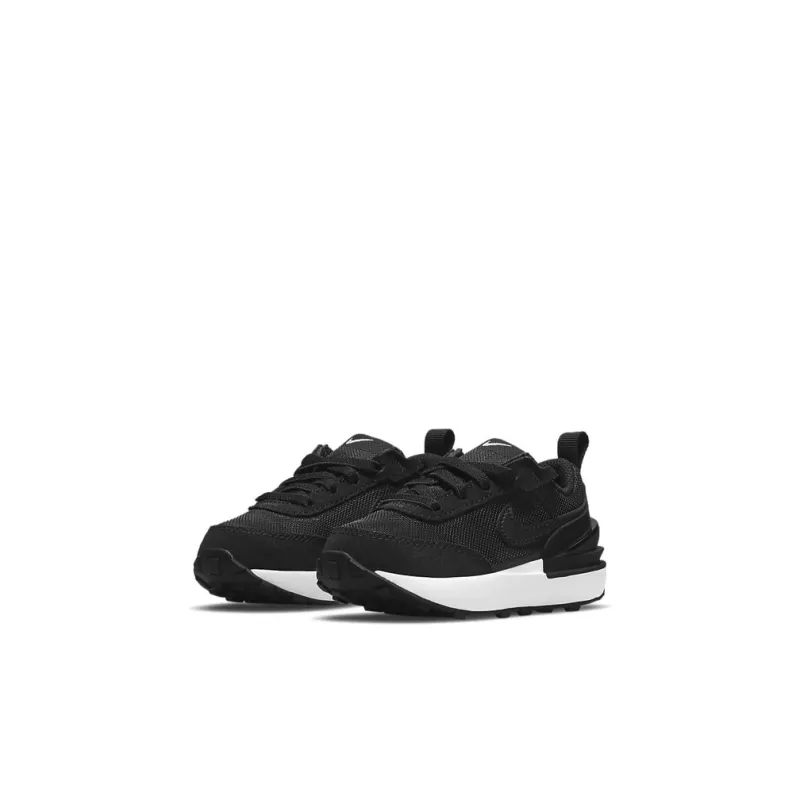 Nike Waffle One Low Top Sports Casual Shoes Black Infant And Toddler-2