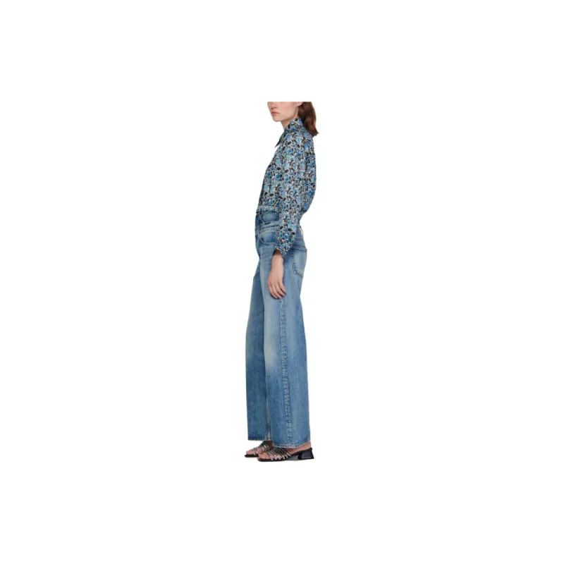 Sandro Shirts Women's D284/Blue-3