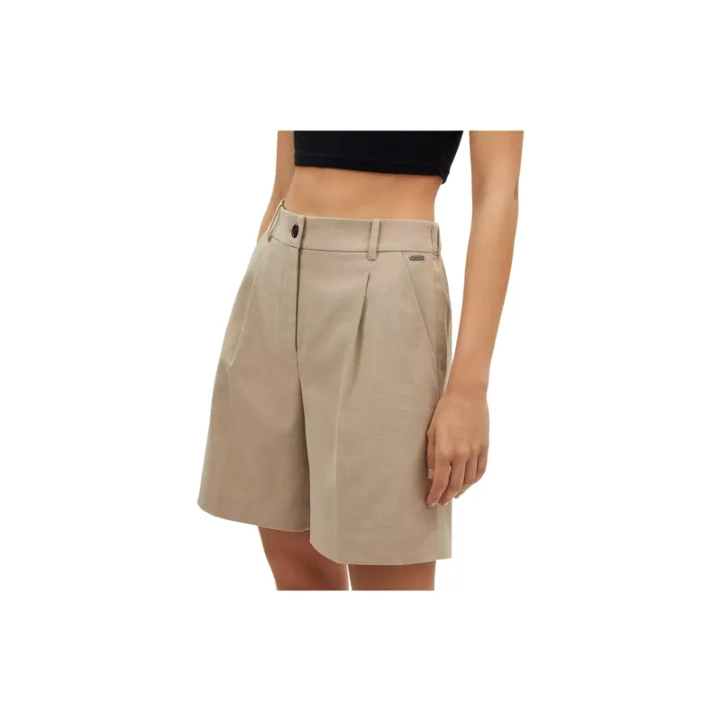 COACH Casual Shorts Women's Tea Brown-3