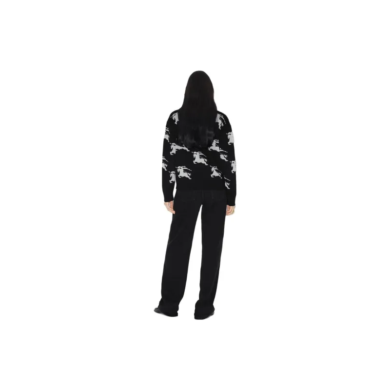 Burberry Ekd Intarsia knit Cardigan-2
