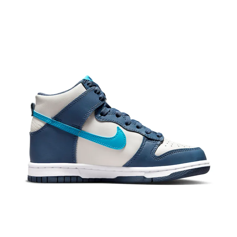 Nike Dunk High GS 'Light Bone Diffused Blue'-1