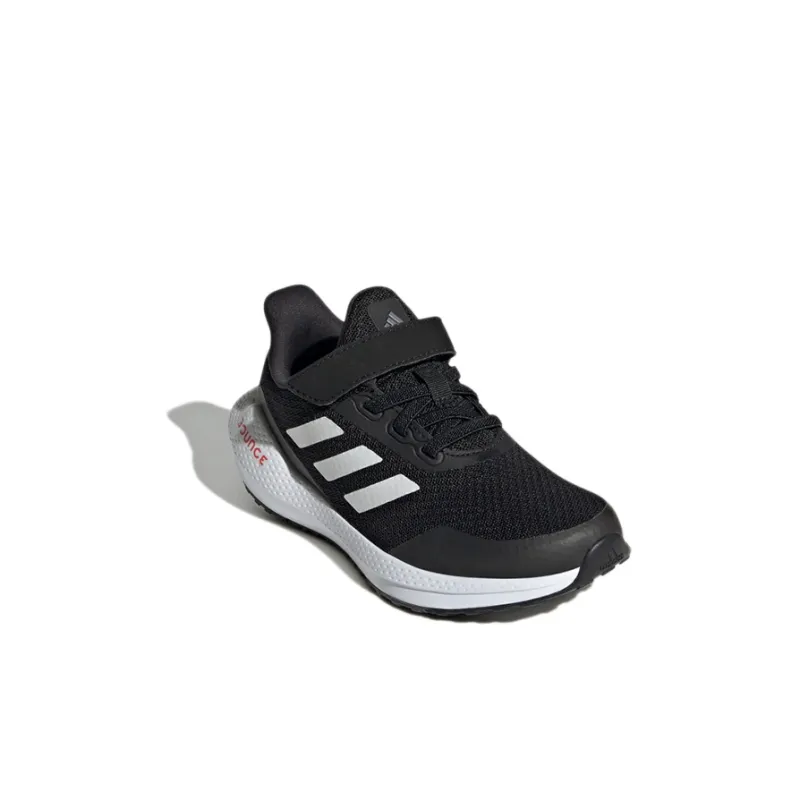 Adidas EQ21 Run Bounce BP Abrasion Resistant Cushioning Breathable Low Top Kids' Running Shoes Black Kids'-2