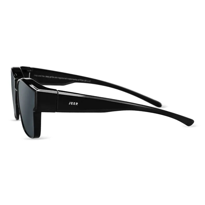 Jeep TR/Memory Plastic Square Sunglasses Unisex-5