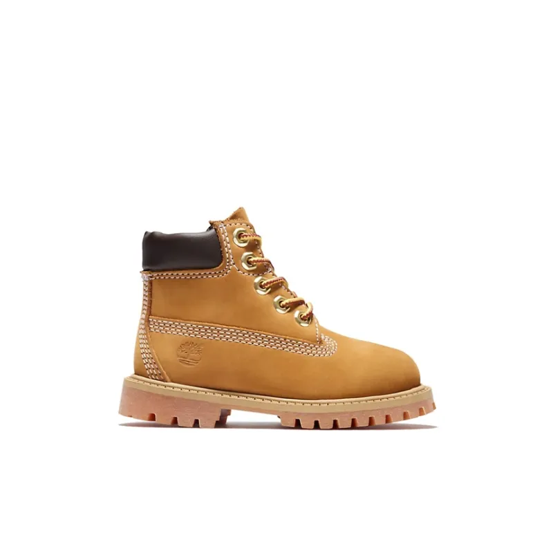 Timberland 6 Inch Wear-Resistant Cushioning Water-Resistant Crew Kids' Boots Yellow Children Aged 3-7 Years Old-1