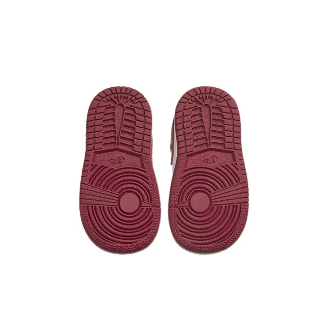 Jordan 1 Mid Bred Toe TD-3