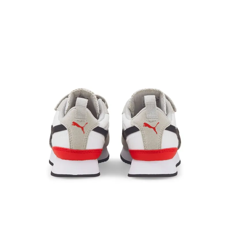 Puma R78 Little Kid 'White High Risk Red'-3