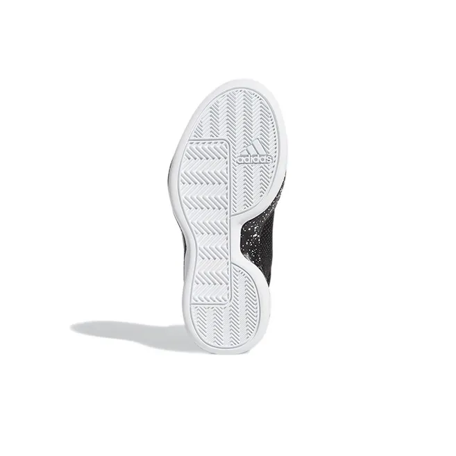 Adidas Pro Next K Breathable Mid Top Children's Basketball Shoes Black White Kids'-4