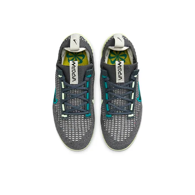 Nike Air VaporMax 2021 Flyknit GS 'Dark Grey Barely Volt'-3