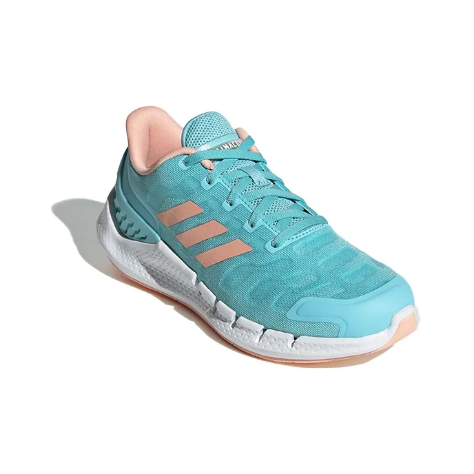 Adidas Climacool Ventania J Slip Resistant Breathable Low Top Kids' Running Shoes Blue Orange Teenagers-2