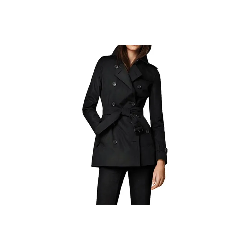 Burberry Trench Coat Women's Black-2