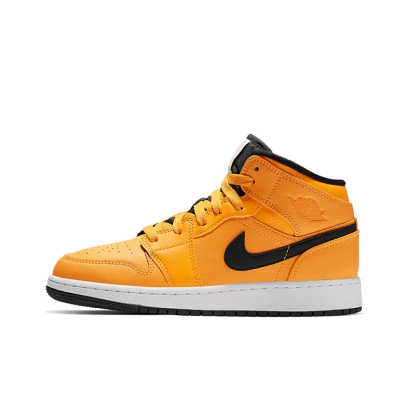Jordan 1 Mid GS University Gold-0
