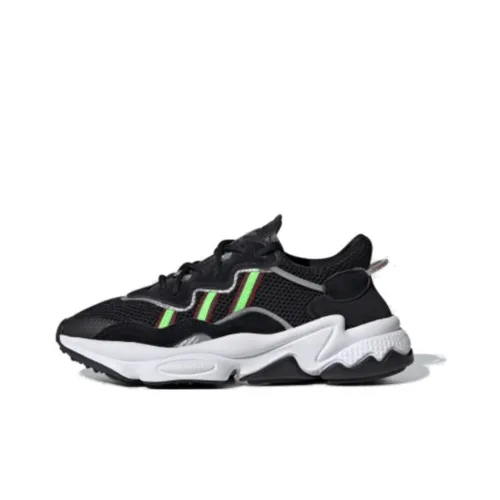 Adidas Ozweego Core Black Solar Green Youth