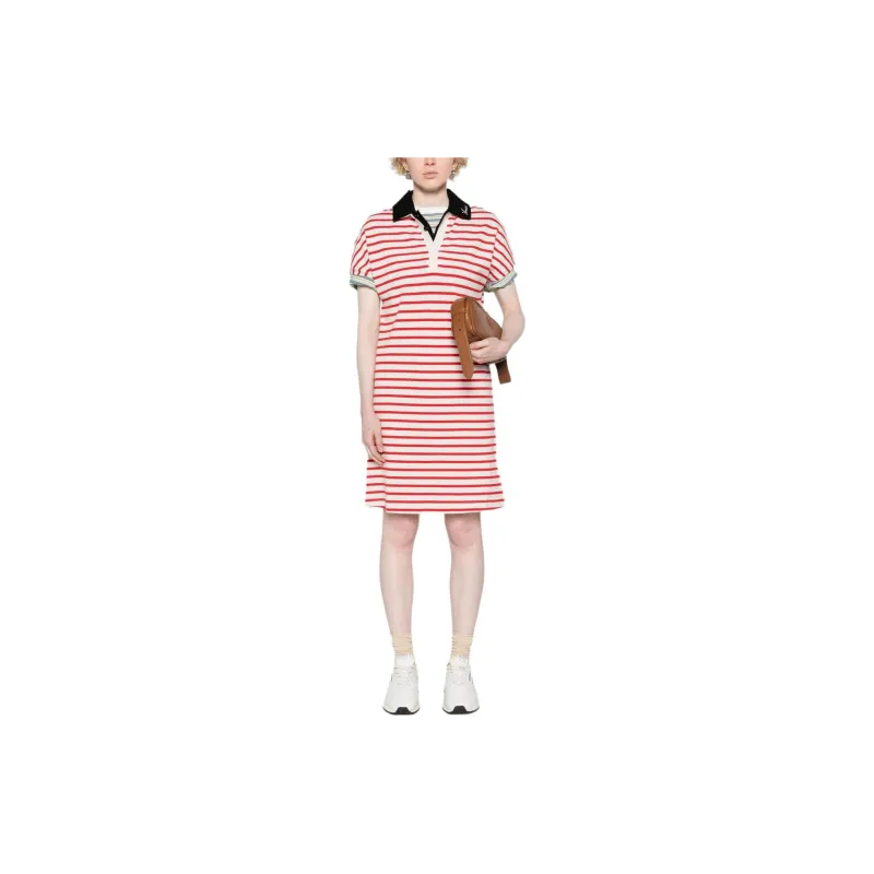 Tommy Hilfiger Bengal stripe Piqué Polo Dress-1