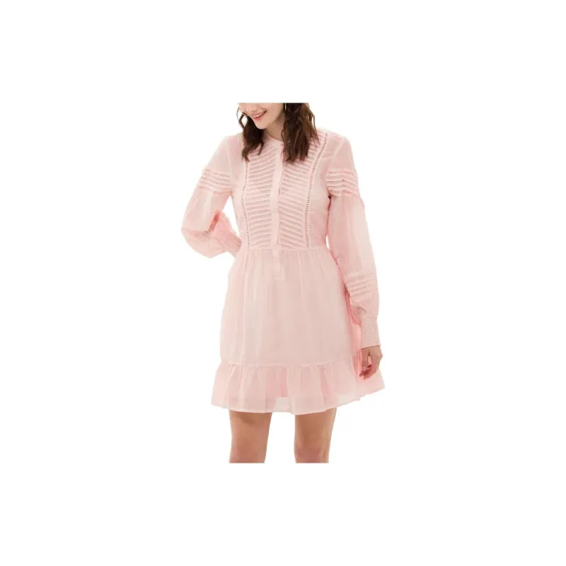 GUESS Long-Sleeved Dresses Women's Pink-1