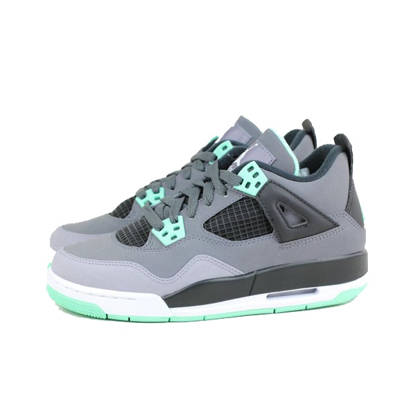 Nike air jordan 4 retro green glow online