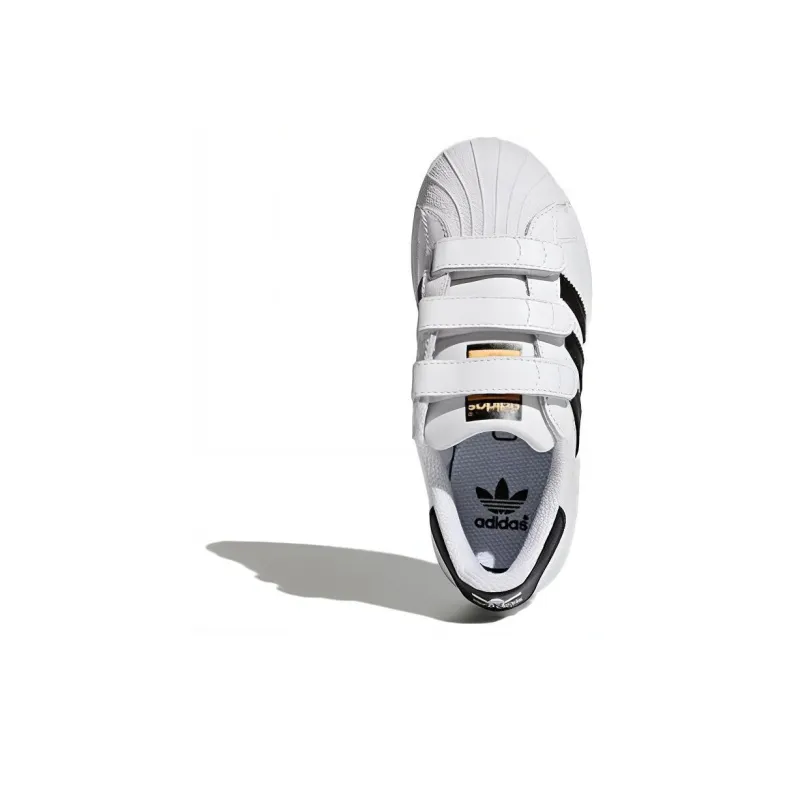 Adidas Originals Superstar Foundation Balance Low-Top Kids' Skateboarding Shoes White Children Aged 3-7 Years Old-4