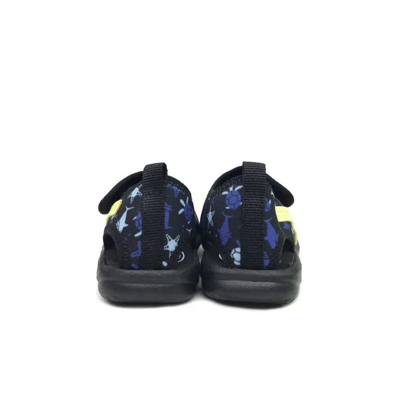 PUMA Aquacat Toddler Shoes Black Yellow Infant And Toddler-3