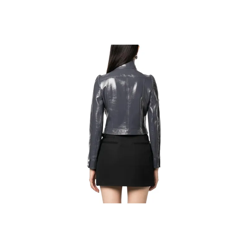 Courrèges Vinyl Reedition Jacket 'Steel Grey'-2