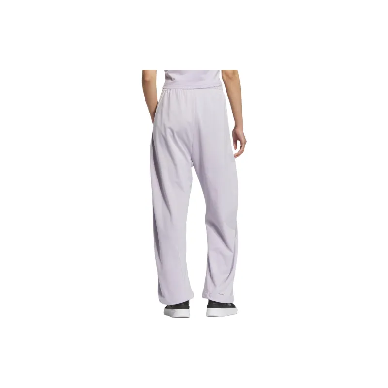 Adidas Dance Interlock Joggers Knitted Sweatpants Women's Silver Purple-3