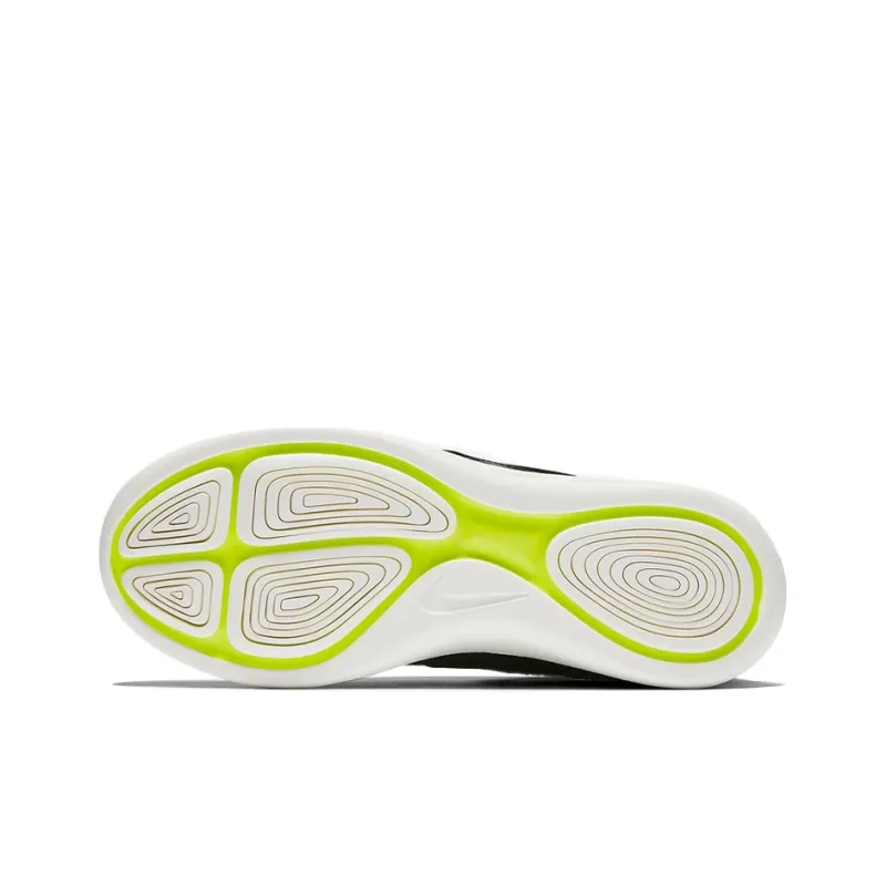 Nike LunarCharge Everyday Comfort Abrasion Resistant Mid Top Kids Lifestyle Shoes Black White Teenagers-4