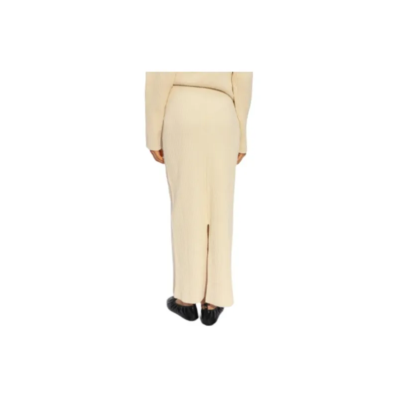 TOTEME Casual Long Skirts Women's White-3