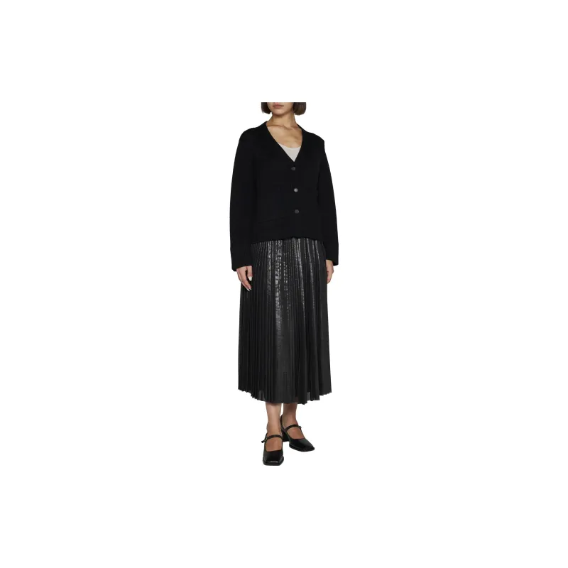 Fabiana Filippi Elasticated Waistband Pleated Midi Skirt-1