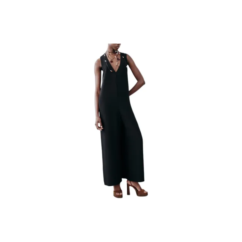 ZARA Jumpsuits Women's Black-2