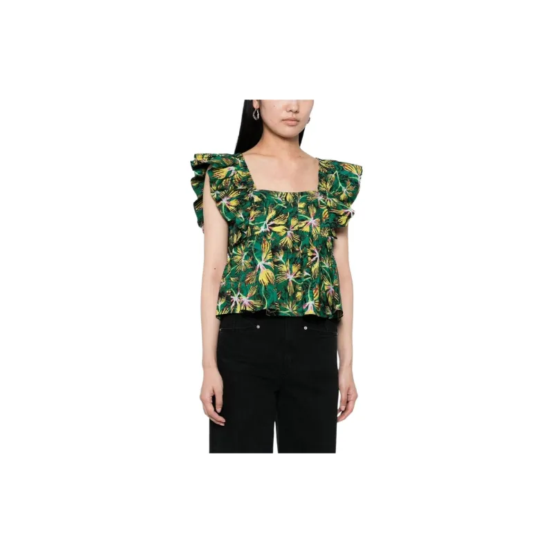 Ulla Johnson Romi Floral-print Cotton Top-2