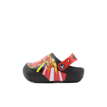 Crocs Fun Lab Small Clog Plaid, Fun Preppy Children's Sandals Black Red Kids'