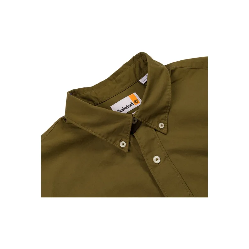 Timberland Shirt Men's Dark Olive Green-2