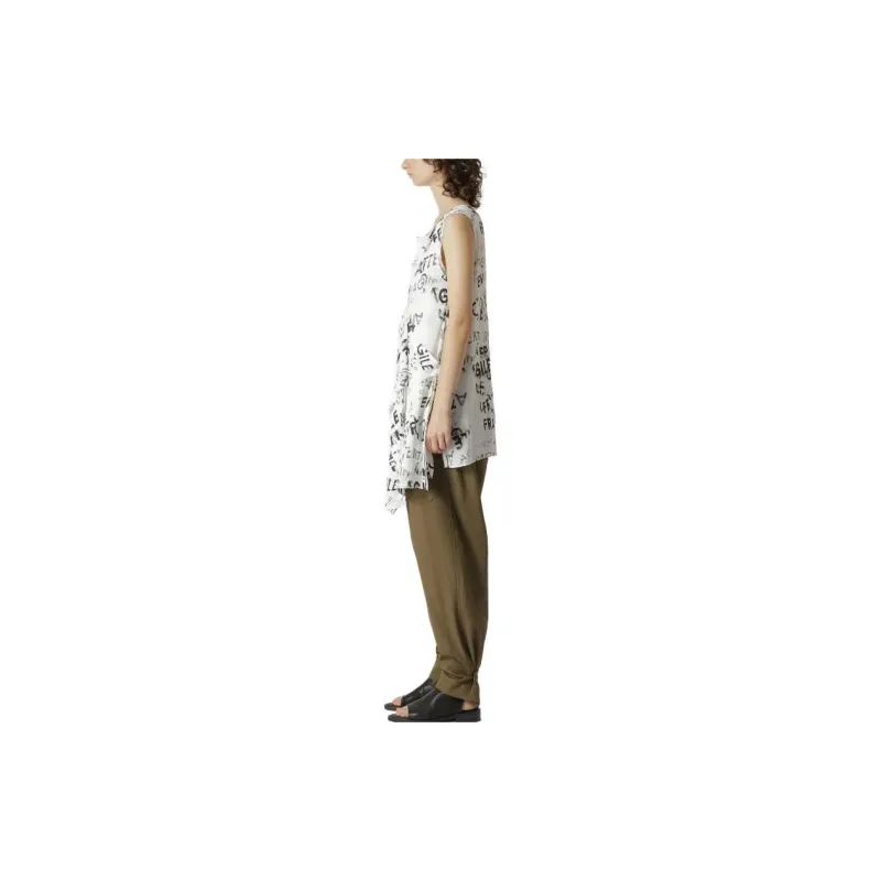 Yohji Yamamoto Tank Tops Women's White-4