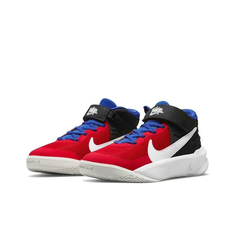 Nike Team Hustle D 10 Flyease University Red Game Royal GS-2