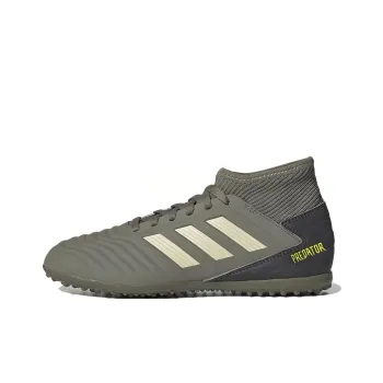 Adidas Predator 19.3 Anti-Slip Wear-Resistant Mid-Top Kids' Soccer Shoes Gray Teenagers