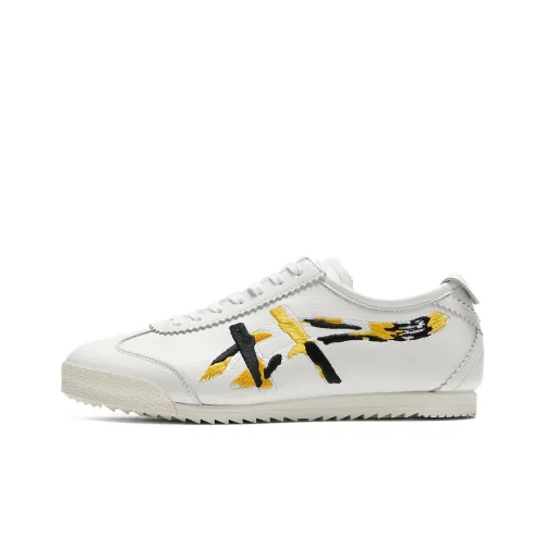 Onitsuka Tiger MEXICO 66 Casual Shoes Women's Low-Top White/Bright Yellow