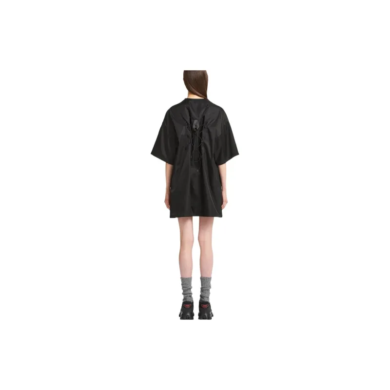 PRADA Short-Sleeved Dresses Women's Black-1