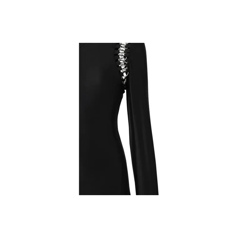 Burberry Ring Embellished Mini Dress 'Black'-8
